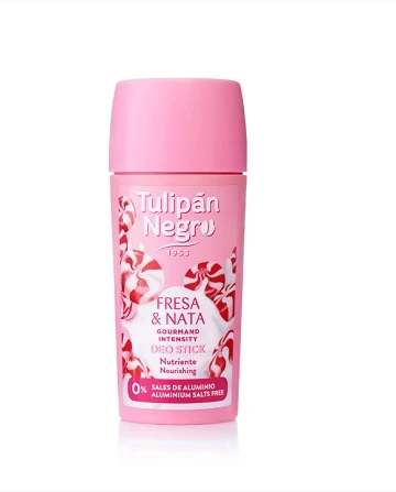 Deodorant Stick Tulipan Negro Fresa Y Nata 60 ml